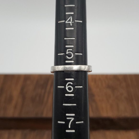 Size 5.5 925 Sterling Silver Beautiful Pink And Clear CZ Gems Ring - Picture 7 of 9